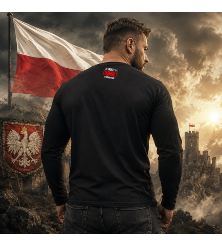 LONGSLEEVE PATRIOTYCZNY OD URODZENIY  DUMNY